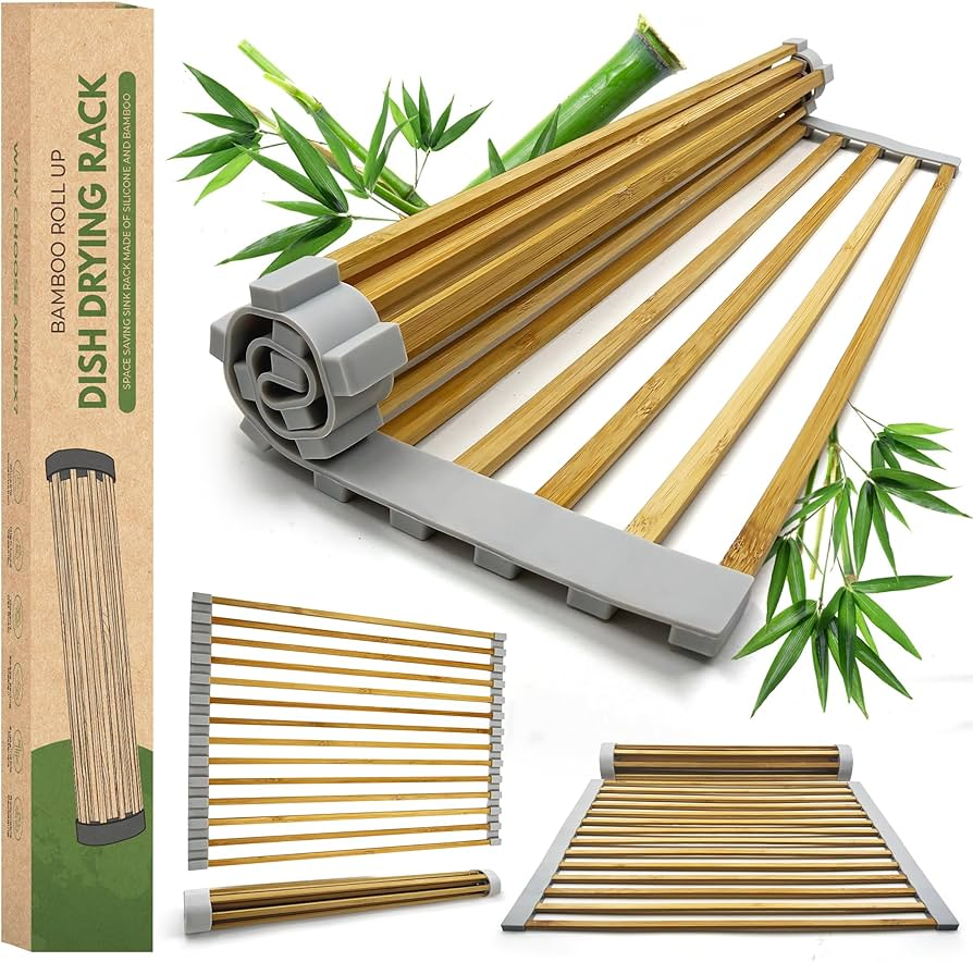 Roll‑Up Dish Drying Rack